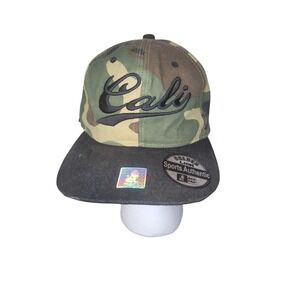 Golden Lion Cali Camo Snapback Hat Mens OS Black Brim West Coast Streetwear Gear